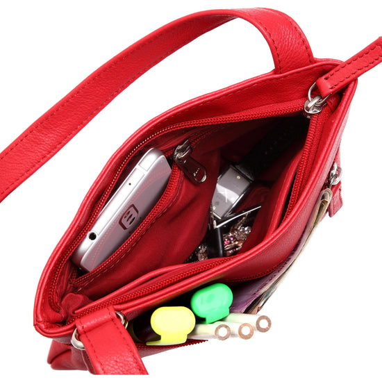 WILDHORN® Genuine Leather Ladies Sling Bag | Crossbody Bag with Adjustable Strap for Girls & Women - WILDHORN