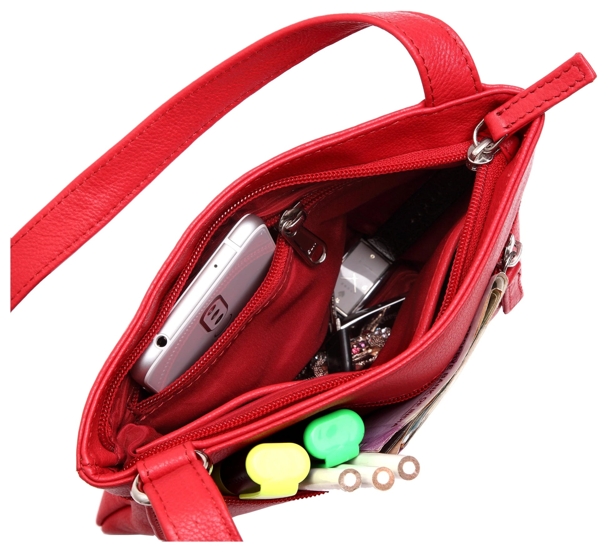 WILDHORN® Genuine Leather Ladies Sling Bag | Crossbody Bag with Adjustable Strap for Girls & Women - WILDHORN