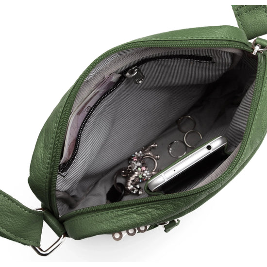 WILDHORN® Genuine Leather Ladies Sling Bag | Crossbody Bag|Shoulder Bag with Adjustable Strap for Girls & Women - WILDHORN