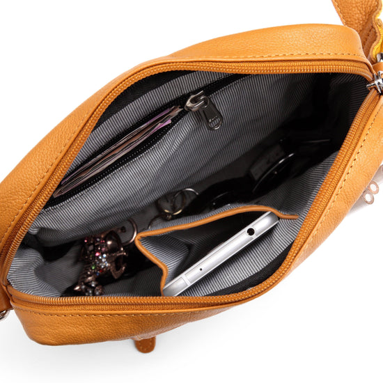 WILDHORN® Genuine Leather Ladies Sling Bag | Crossbody Bag|Shoulder Bag with Adjustable Strap for Girls & Women - WILDHORN