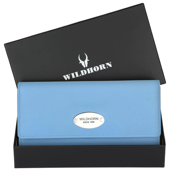 WILDHORN® Genuine Leather Wallet for Women | Purse for Women/Girls - WILDHORN