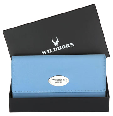 WILDHORN® Genuine Leather Wallet for Women | Purse for Women/Girls - WILDHORN