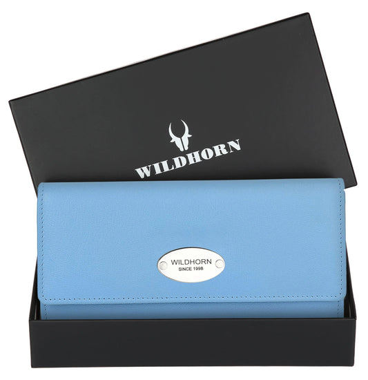 WILDHORN® Genuine Leather Wallet for Women | Purse for Women/Girls - WILDHORN