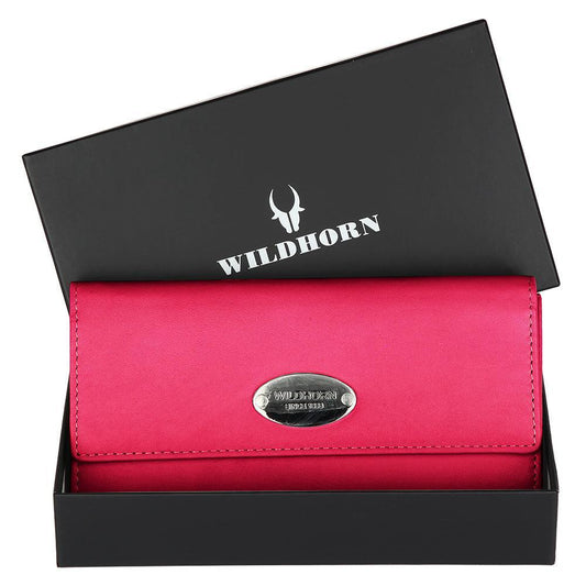 WILDHORN® Genuine Leather Wallet for Women | Purse for Women/Girls - WILDHORN