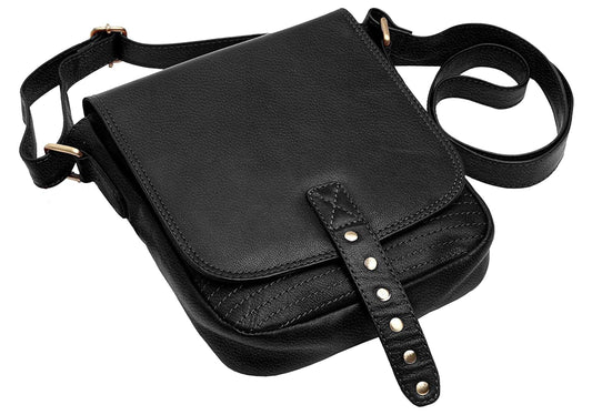 WILDHORN® Leather Crossbody Bag for Women- Small Vintage Crossover Fashion Purse Long Over the Shoulder Sling For Everyday - WILDHORN