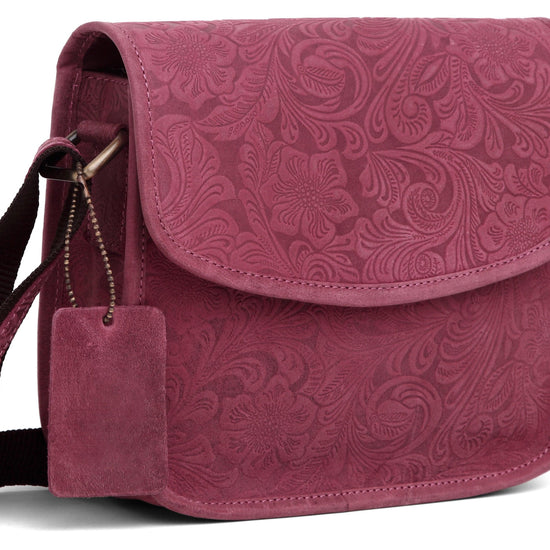 WILDHORN® Leather Crossbody Bag for Women- Small Vintage Crossover Fashion Purse Long Over the Shoulder Sling For Everyday - WILDHORN