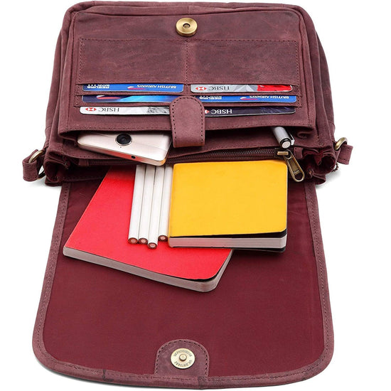 WILDHORN®Oliva Crossbody Bags for Women-Premium Leather Vintage Fashion Purse with Adjustable Strap - WILDHORN