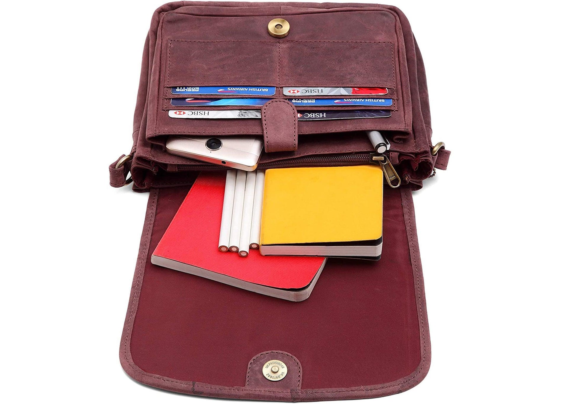WILDHORN®Oliva Crossbody Bags for Women-Premium Leather Vintage Fashion Purse with Adjustable Strap - WILDHORN