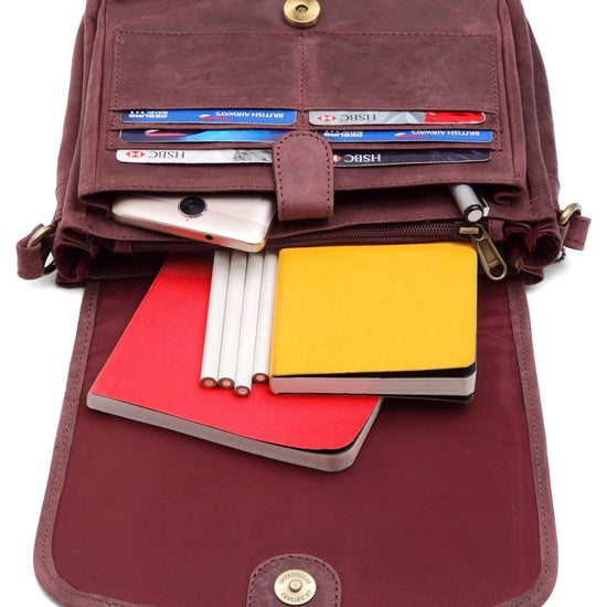 WILDHORN®Oliva Crossbody Bags for Women-Premium Leather Vintage Fashion Purse with Adjustable Strap - WILDHORN