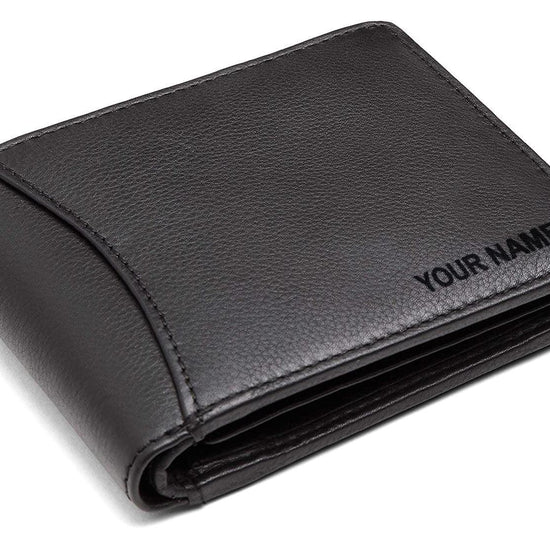 WildHorn® RFID Protected Custom Engraved Personalized High Quality Mens Leather Wallet for Gifting - WILDHORN