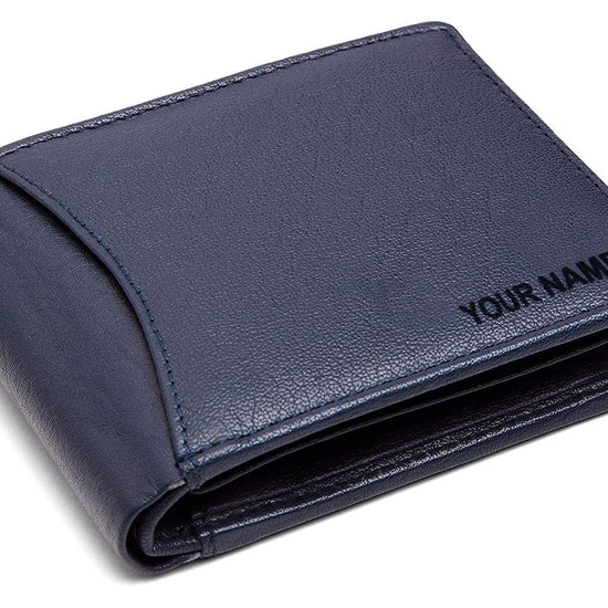 WildHorn® RFID Protected Custom Engraved Personalized High Quality Mens Leather Wallet for Gifting - WILDHORN