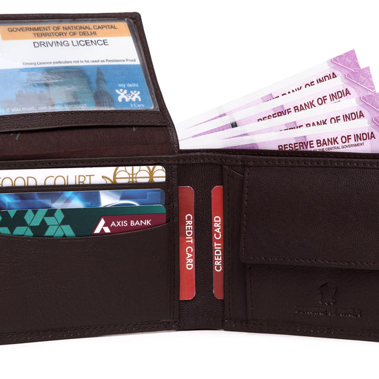 WildHorn® RFID Protected Custom Engraved Personalized High Quality Mens Leather Wallet for Gifting - WILDHORN