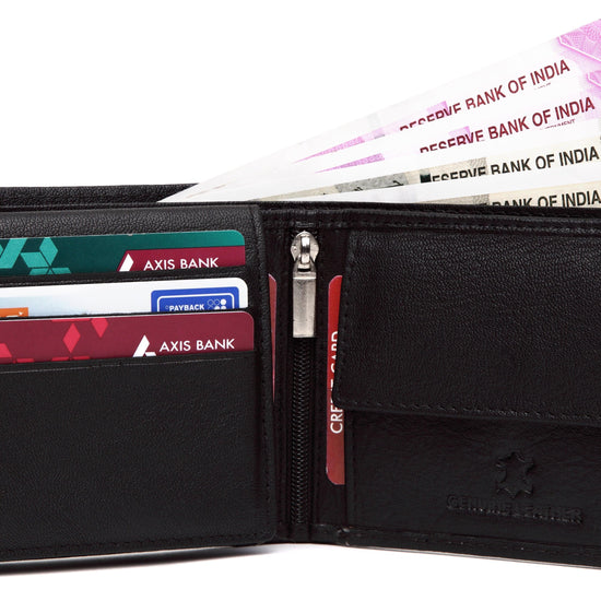WildHorn® RFID Protected Custom Engraved Personalized High Quality Mens Leather Wallet for Gifting - WILDHORN