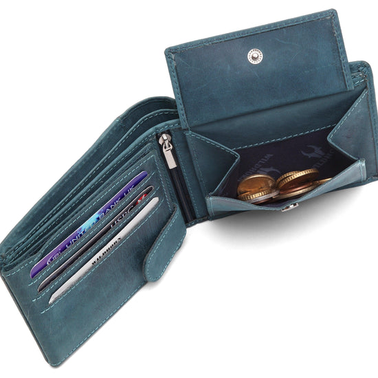 WildHorn® RFID Protected Custom Engraved Personalized High Quality Mens Leather Wallet for Gifting - WILDHORN