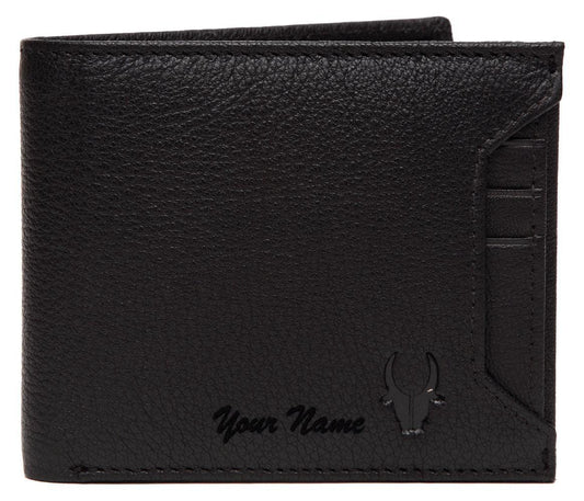 WildHorn® RFID Protected Custom Engraved Personalized High Quality Mens Leather Wallet for Gifting - WILDHORN