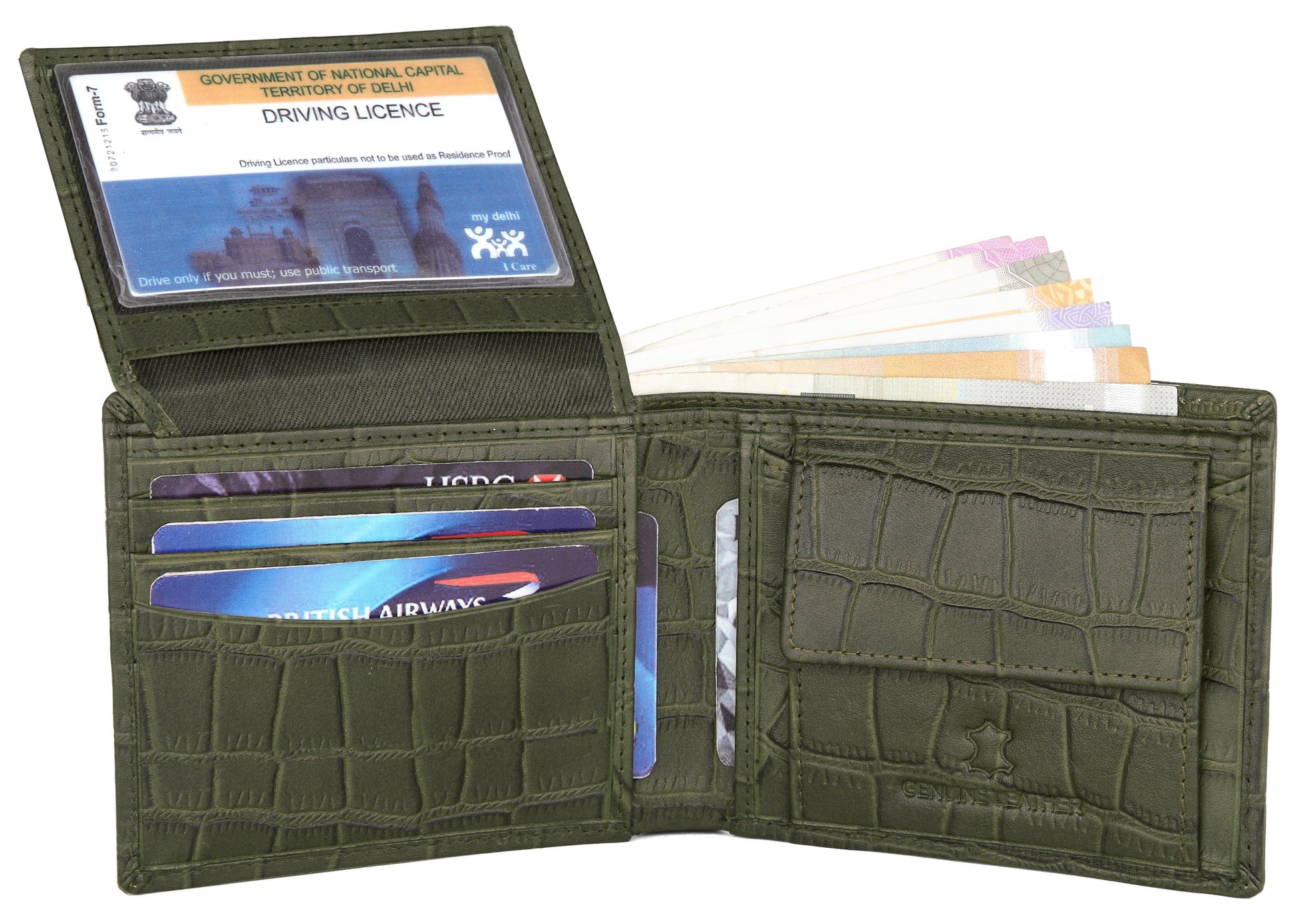 WildHorn® RFID Protected Custom Engraved Personalized High Quality Mens Leather Wallet for Gifting - WILDHORN