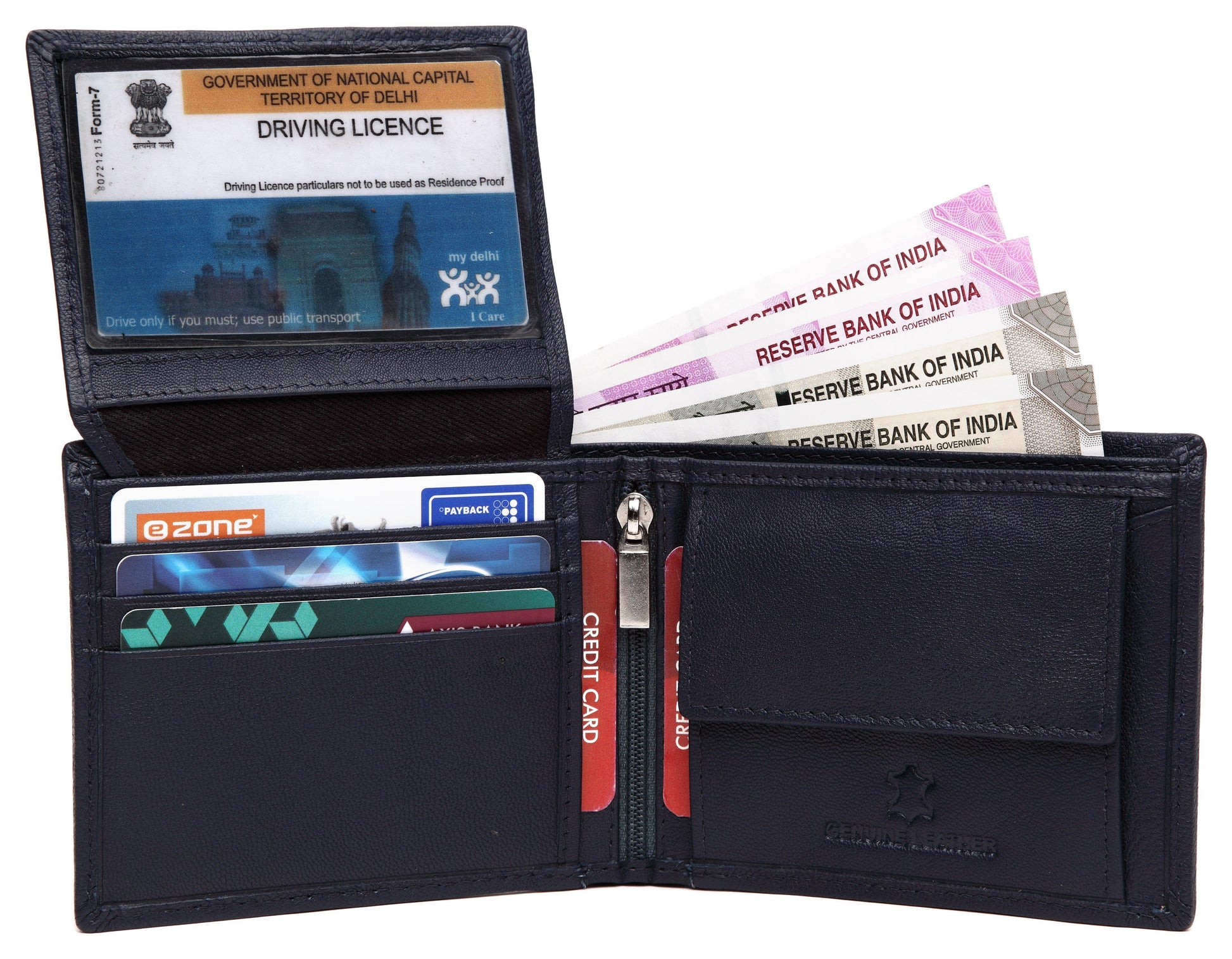 WildHorn® RFID Protected Custom Engraved Personalized High Quality Mens Leather Wallet for Gifting - WILDHORN