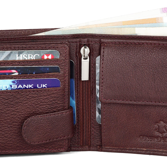WildHorn® RFID Protected Custom Engraved Personalized High Quality Mens Leather Wallet for Gifting - WILDHORN