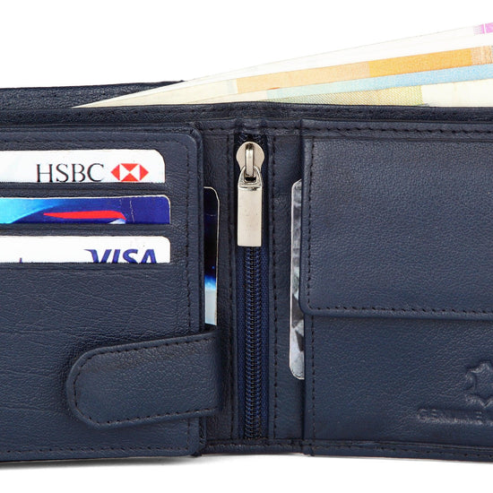WildHorn® RFID Protected Custom Engraved Personalized High Quality Mens Leather Wallet for Gifting - WILDHORN