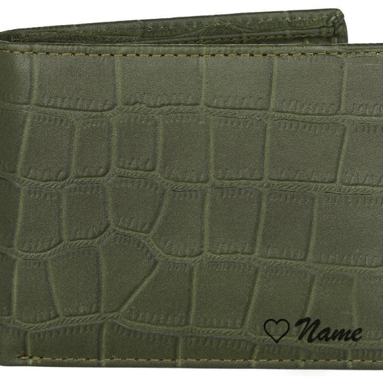 WildHorn® RFID Protected Custom Engraved Personalized High Quality Mens Leather Wallet for Gifting - WILDHORN