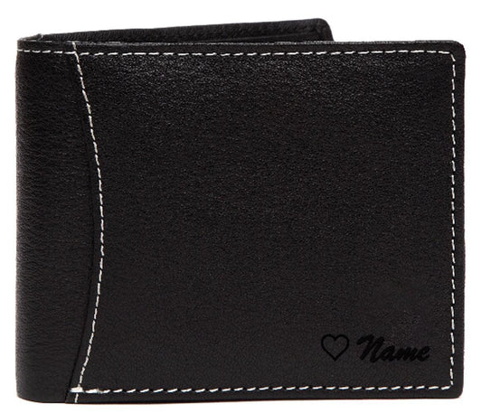 WildHorn® RFID Protected Custom Engraved Personalized High Quality Mens Leather Wallet for Gifting - WILDHORN