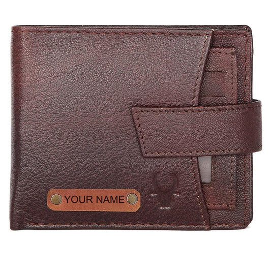 WILDHORN® RFID Protected Customizable Wallet for Gifting | Engrave with Your Name,Company Name or Initials - WILDHORN