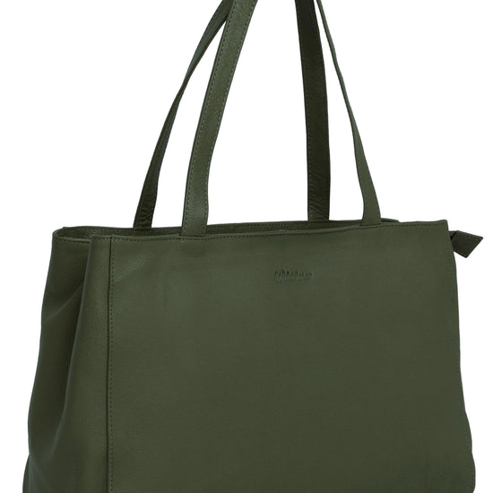 WildHorn® Upper Grain Genuine Leather Ladies Shoulder Bag| Shopping Bag for Girls & Women - WILDHORN
