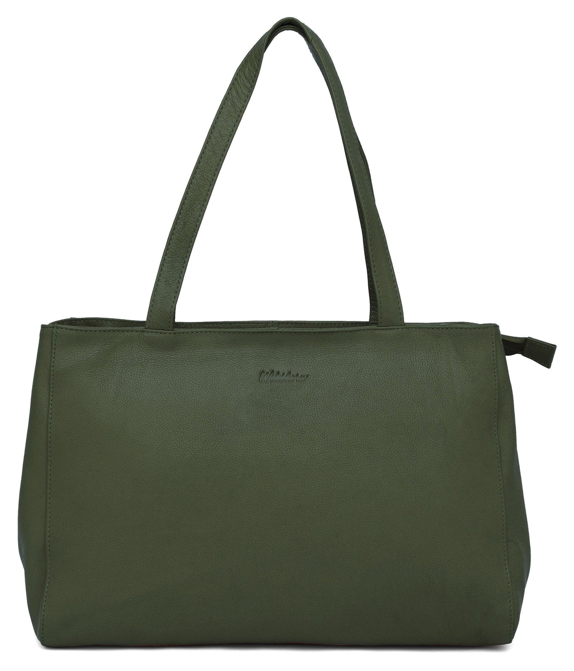 WildHorn® Upper Grain Genuine Leather Ladies Shoulder Bag| Shopping Bag for Girls & Women - WILDHORN