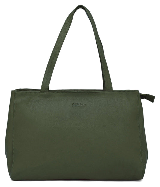 WildHorn® Upper Grain Genuine Leather Ladies Shoulder Bag| Shopping Bag for Girls & Women - WILDHORN