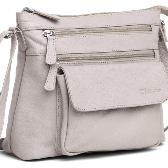 WILDHORN® Upper Grain Genuine Leather Ladies Sling Bag | Cross-body Bag | Hand Bag | Shoulder Bag with Adjustable Strap for Girls & Women - WILDHORN