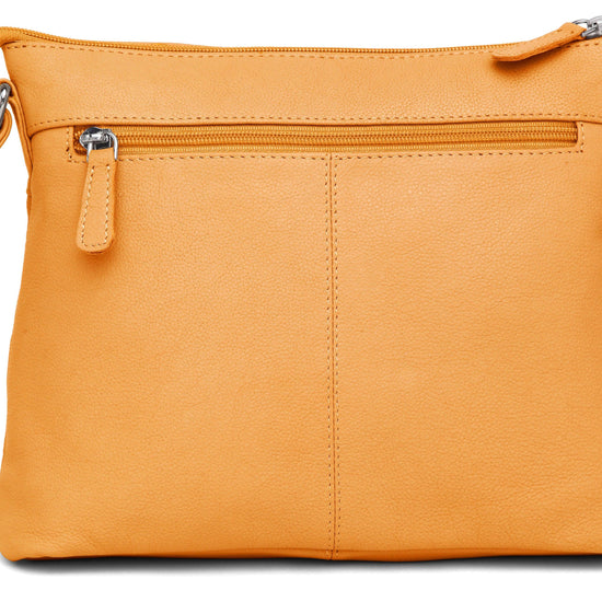 WILDHORN® Upper Grain Genuine Leather Ladies Sling Bag | Cross-body Bag | Hand Bag | Shoulder Bag with Adjustable Strap for Girls & Women - WILDHORN