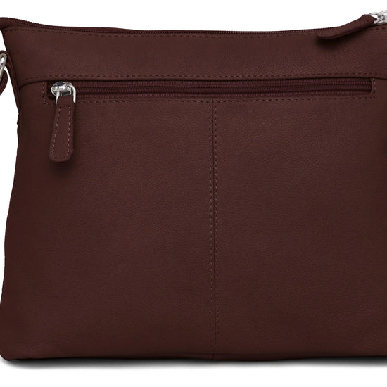 WILDHORN® Upper Grain Genuine Leather Ladies Sling Bag | Cross-body Bag | Hand Bag | Shoulder Bag with Adjustable Strap for Girls & Women - WILDHORN
