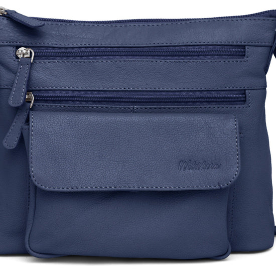 WILDHORN® Upper Grain Genuine Leather Ladies Sling Bag | Cross-body Bag | Hand Bag | Shoulder Bag with Adjustable Strap for Girls & Women - WILDHORN