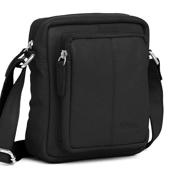 WildHorn® Upper Grain Genuine Leather Ladies Sling Bag | Cross-body Bag | Shoulder Bag with Adjustable Strap for Girls & Women. - WILDHORN