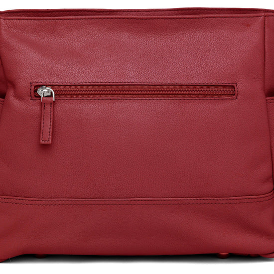 WildHorn® Upper Grain Genuine Leather Ladies Tote Bag | Shoulder Bag with Adjustable Strap for Girls & Women. - WILDHORN