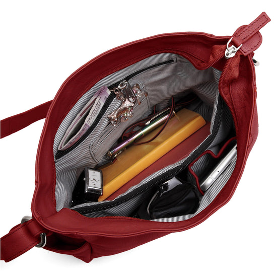 WildHorn® Upper Grain Genuine Leather Ladies Tote Bag | Shoulder Bag with Adjustable Strap for Girls & Women. - WILDHORN