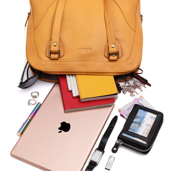 WildHorn® Upper Grain Genuine Leather Shoulder Bag for Girls & Women. - WILDHORN