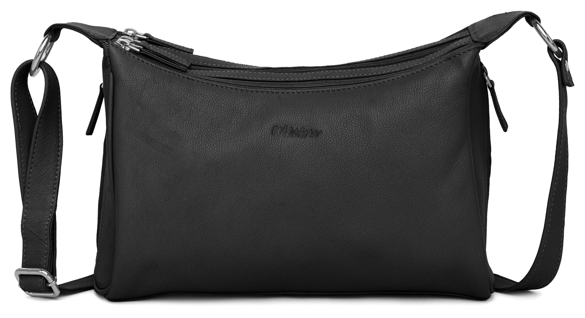 WildHorn® Upper Grain Genuine Leather Shoulder Bag | Cross body Bag With Adjustable Strap for Girls & Women. - WILDHORN