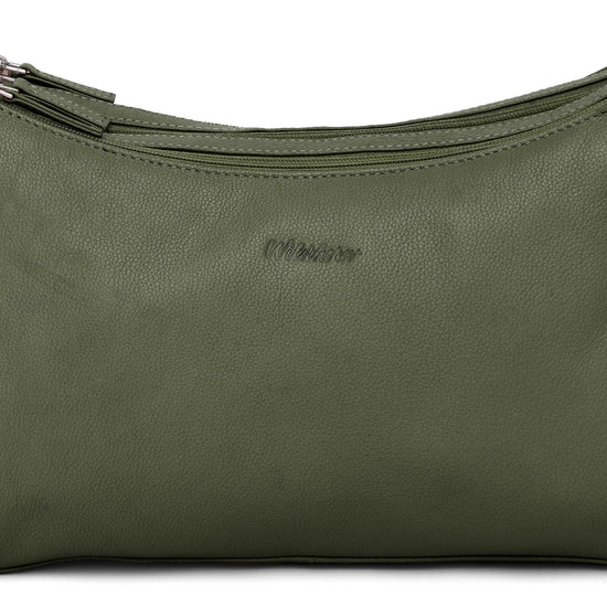WildHorn® Upper Grain Genuine Leather Shoulder Bag | Cross body Bag With Adjustable Strap for Girls & Women. - WILDHORN