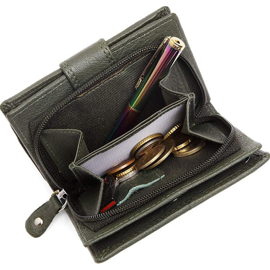 WILDHORN® Women's Leather Wallet and Pen Combo Set - WILDHORN