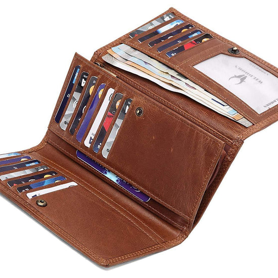 WildHorn®Women's Leather Wallet and Pen Combo Set - WILDHORN