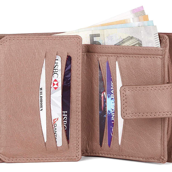 WILDHORN® Women's Leather Wallet and Pen Combo Set - WILDHORN