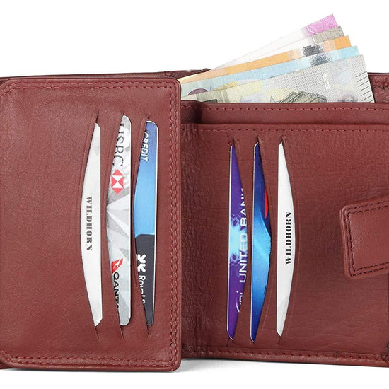 WILDHORN® Women's Leather Wallet and Pen Combo Set - WILDHORN