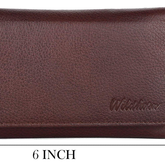 WildHorn RFID Protected Genuine Leather Wallet for Women Stylish|Purse for Women/Girls - WILDHORN