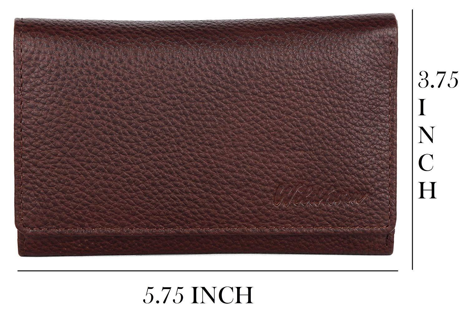 WildHorn RFID Protected Genuine Leather Wallet for Women Stylish|Purse for Women/Girls - WILDHORN