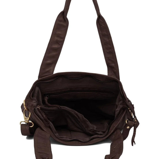 WILDHORN Top Grain Leather Shoulder Bag For Girls & Women I Modern & Stylish Bag with zipper Closure I Ideal for Travelling, Parties, Weddings & Gifts - WILDHORN