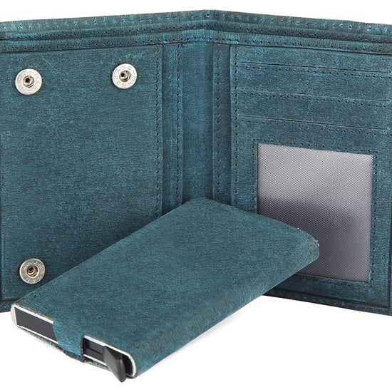 WILDHORN Top Grain Portrait Leather Wallet for Men | C-Clip Detachable Card Case I Credit & Debit Card Holder I RFID Blocking | Extra Capacity | Ultra Strong Stitching | | Gift for Him - WILDHORN