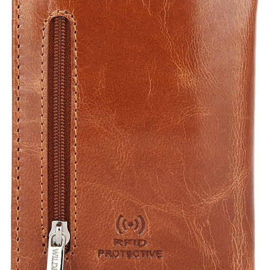 WILDHORN Top Grain Portrait Leather Wallet for Men | C-Clip Detachable Card Case I Credit & Debit Card Holder I RFID Blocking | Extra Capacity | Ultra Strong Stitching | | Gift for Him - WILDHORN