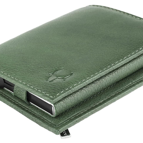 WILDHORN Top Grain Portrait Leather Wallet for Men | C-Clip Detachable Card Case I Credit & Debit Card Holder I RFID Blocking | Extra Capacity | Ultra Strong Stitching | | Gift for Him - WILDHORN