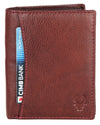 WILDHORN Top Grain Portrait Leather Wallet for Men | Ultra Strong Stitching | Handcrafted | RFID Blocking | 2 ID Slots | 11 Card Slots | Zip Compartment - WILDHORN